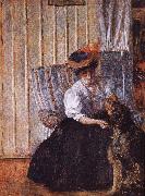 Edouard Vuillard Her dog painting